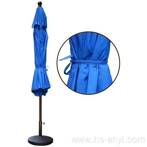 blue commercial outdoor umbrellas